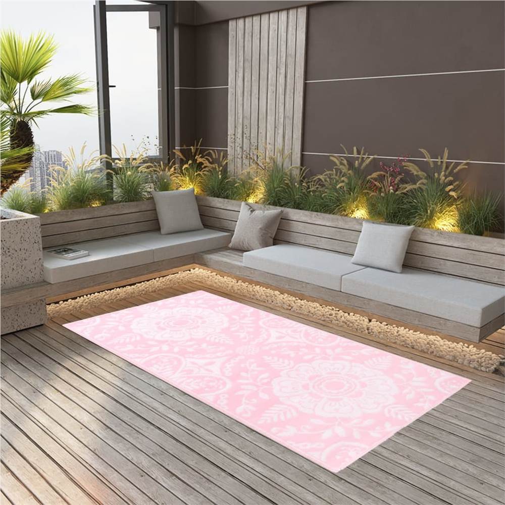 Outdoor Carpet Pink 160x230 cm PP