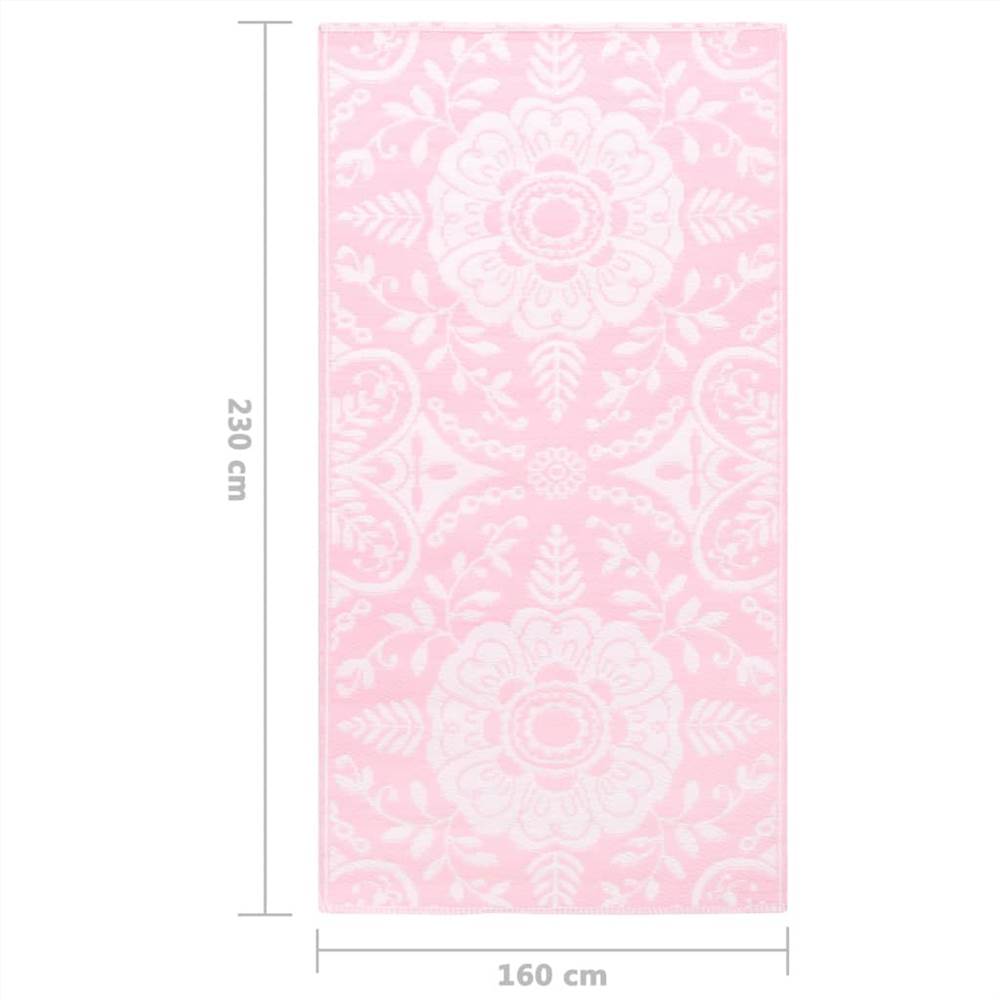 Outdoor Carpet Pink 160x230 cm PP