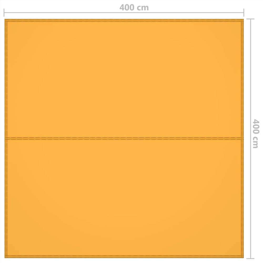 Outdoor Tarp 4x4 m Yellow