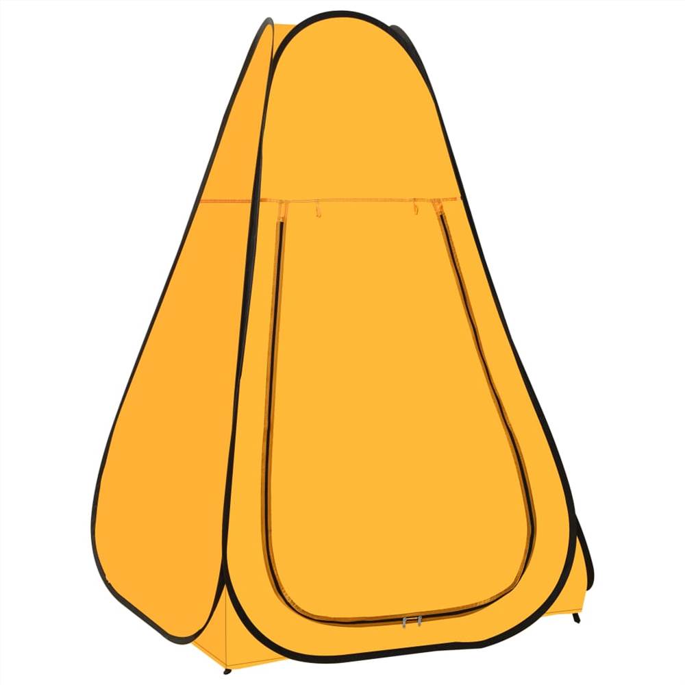 Tenda doccia pop-up gialla