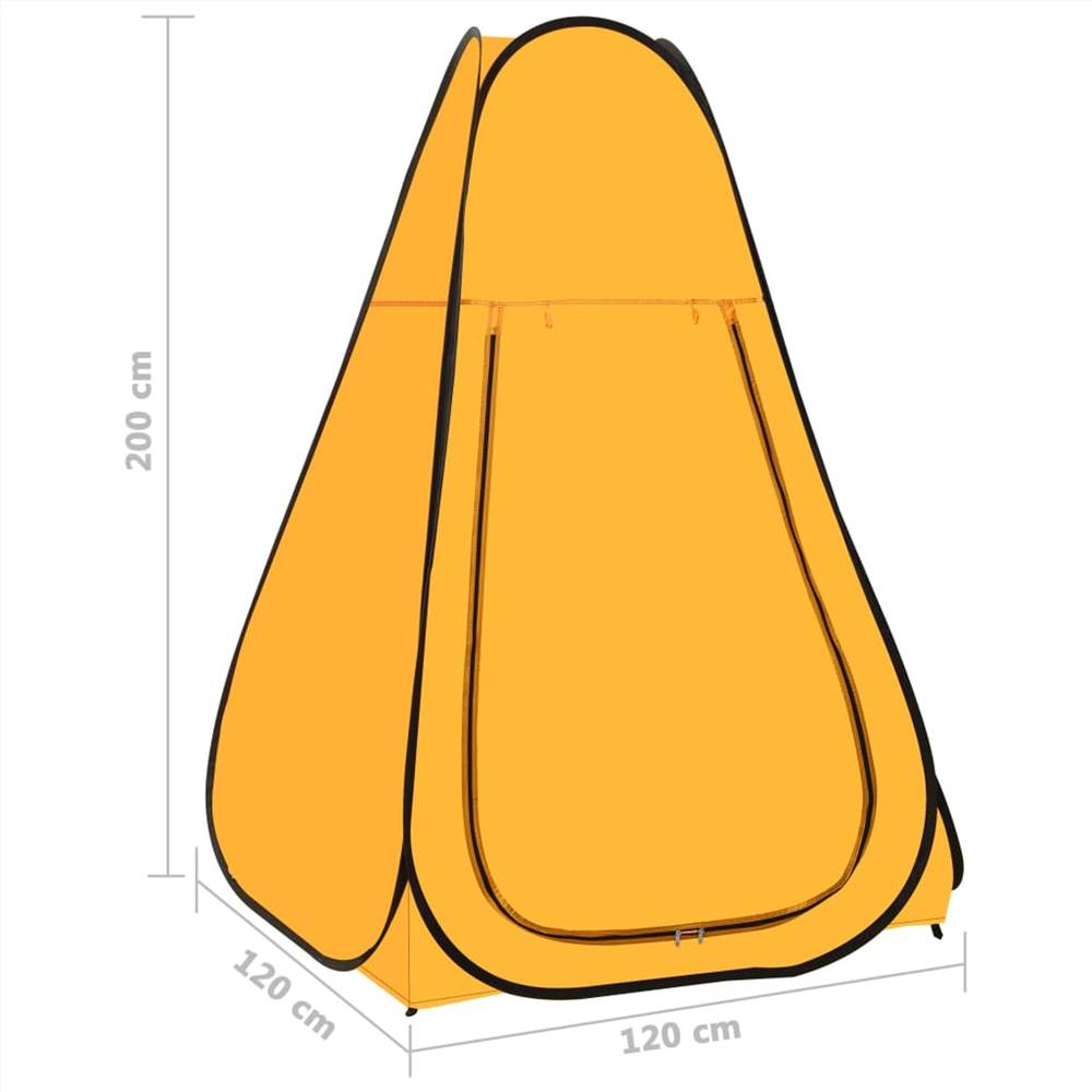 Pop Up Shower Tent Yellow