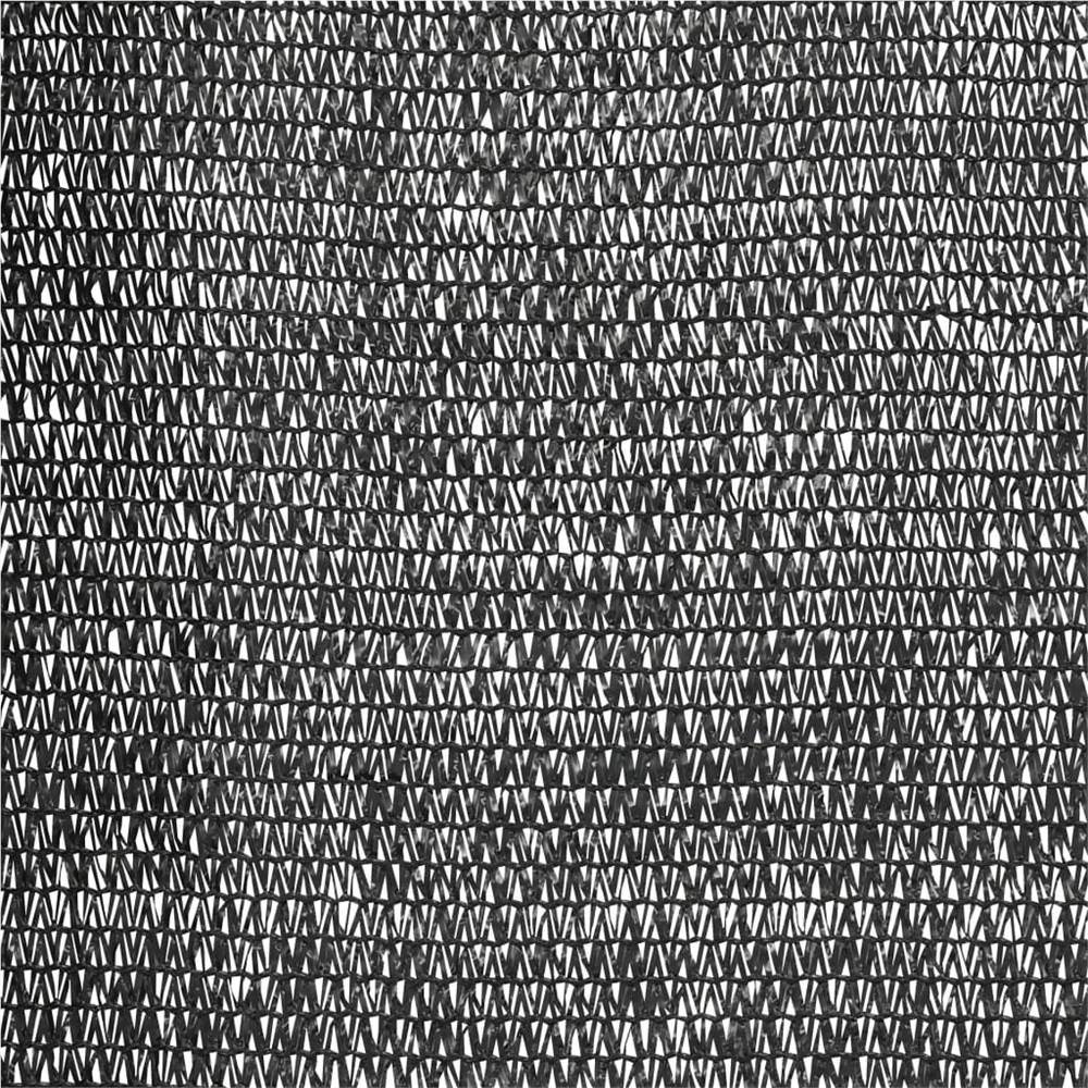 Privacy Net Black 1.5x50 m HDPE 195 g/m²