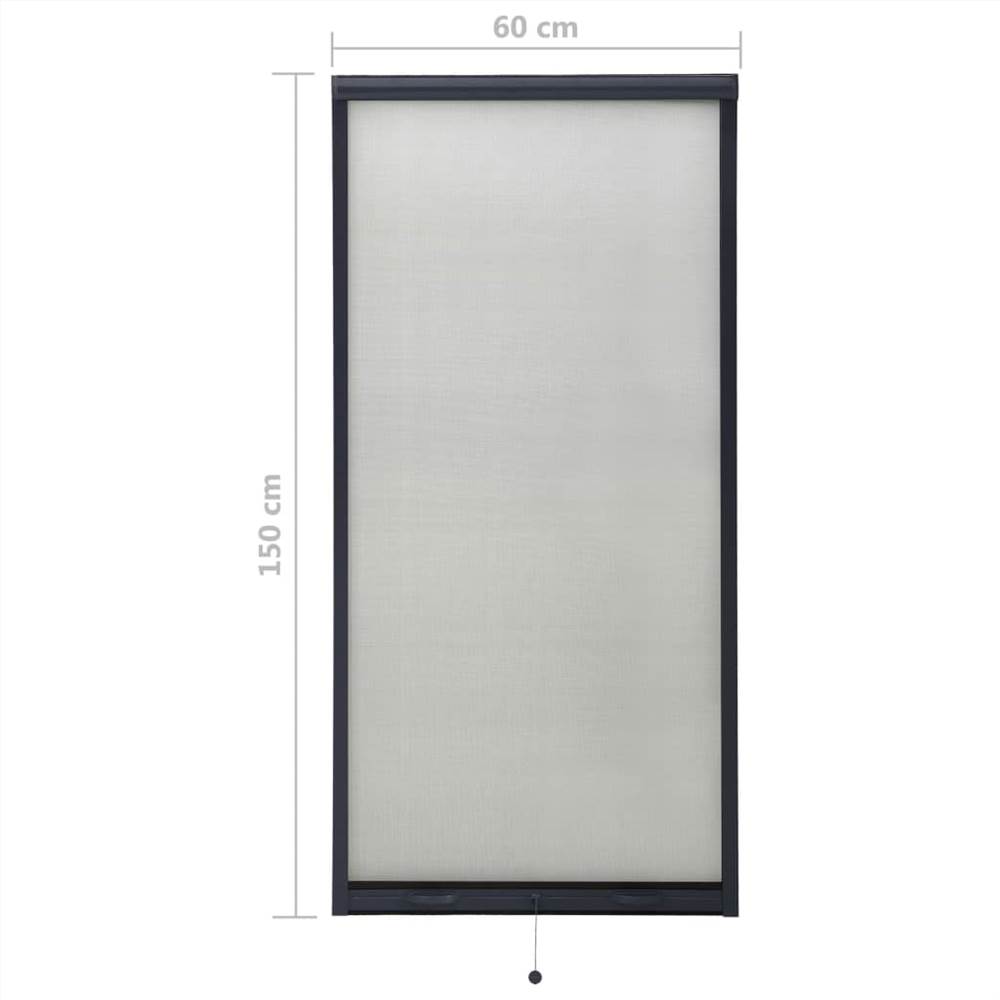 Roll down Insect Screen for Windows Anthracite 60x150 cm