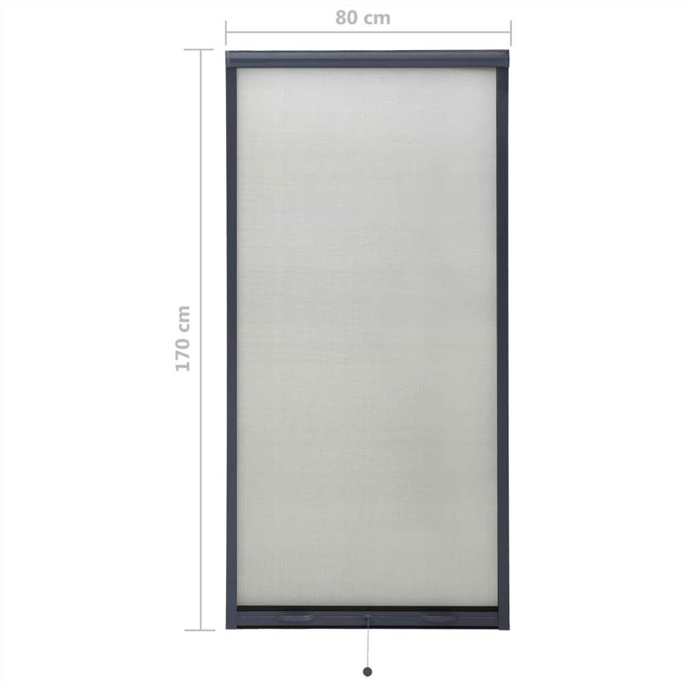 Roll down Insect Screen for Windows Anthracite 80x170 cm