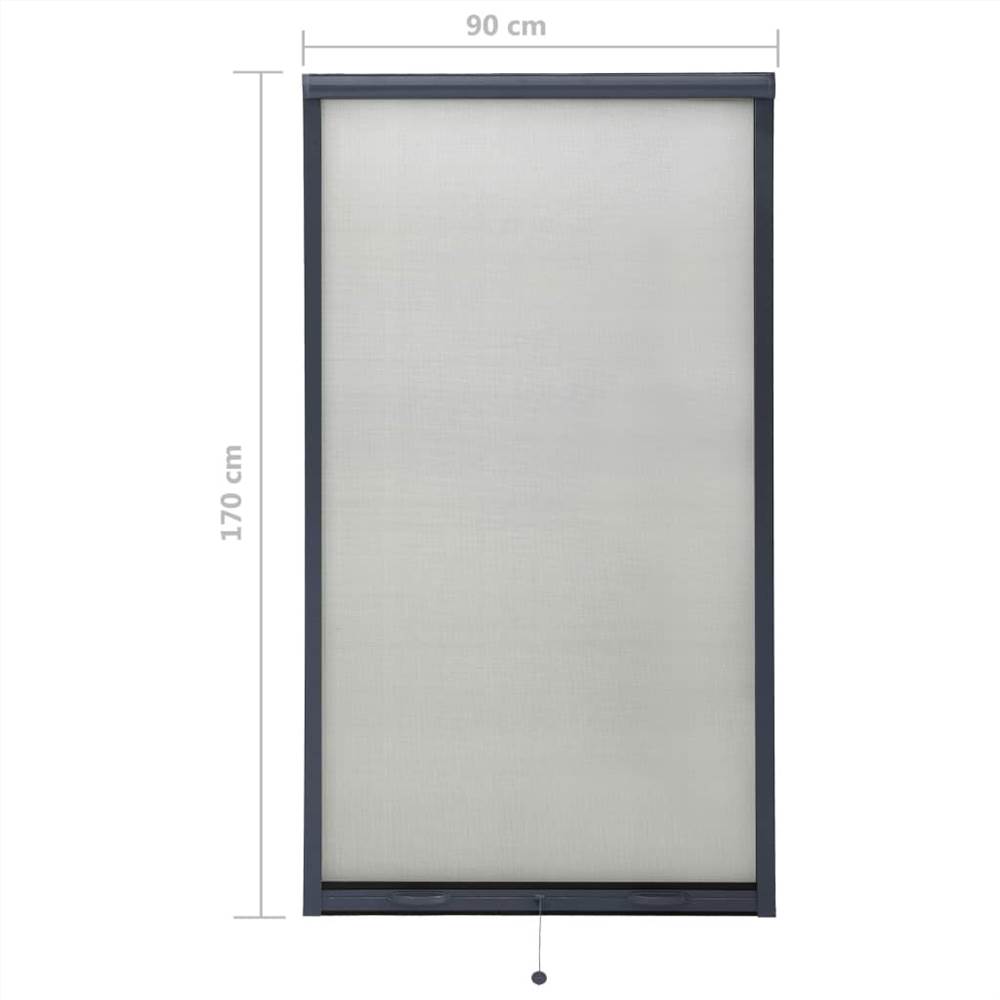 Roll down Insect Screen for Windows Anthracite 90x170 cm
