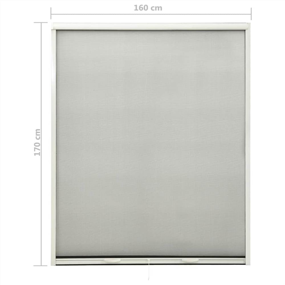 Roll down Insect Screen for Windows White 160x170 cm