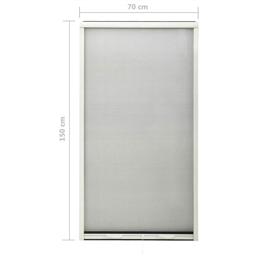 Roll down Insect Screen for Windows White 70x150 cm