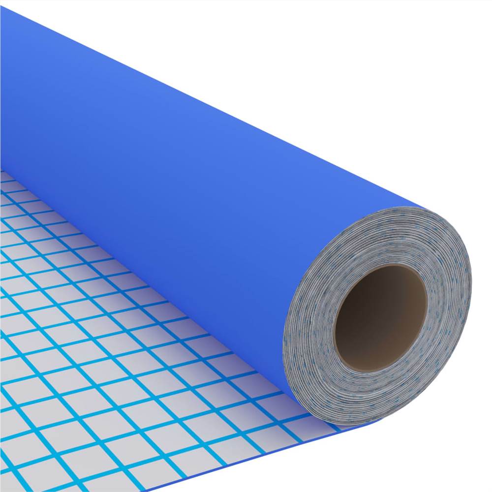 Self-adhesive Furniture Film High Gloss Blue 500x90 cm PVC
