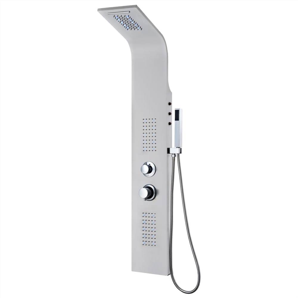 

Shower Panel System Stainless Steel Curved