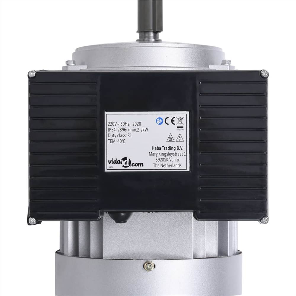 Single Phase Electric Motor Aliminium 2.2kW/3HP 2 Pole 2800 RPM