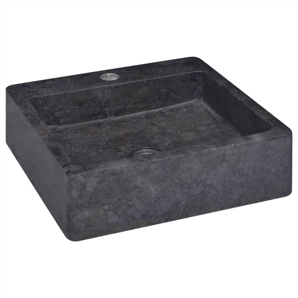 Sink Black 40x40x12 Cm Marble 12 Sink Black 40x40x12 cm Marble