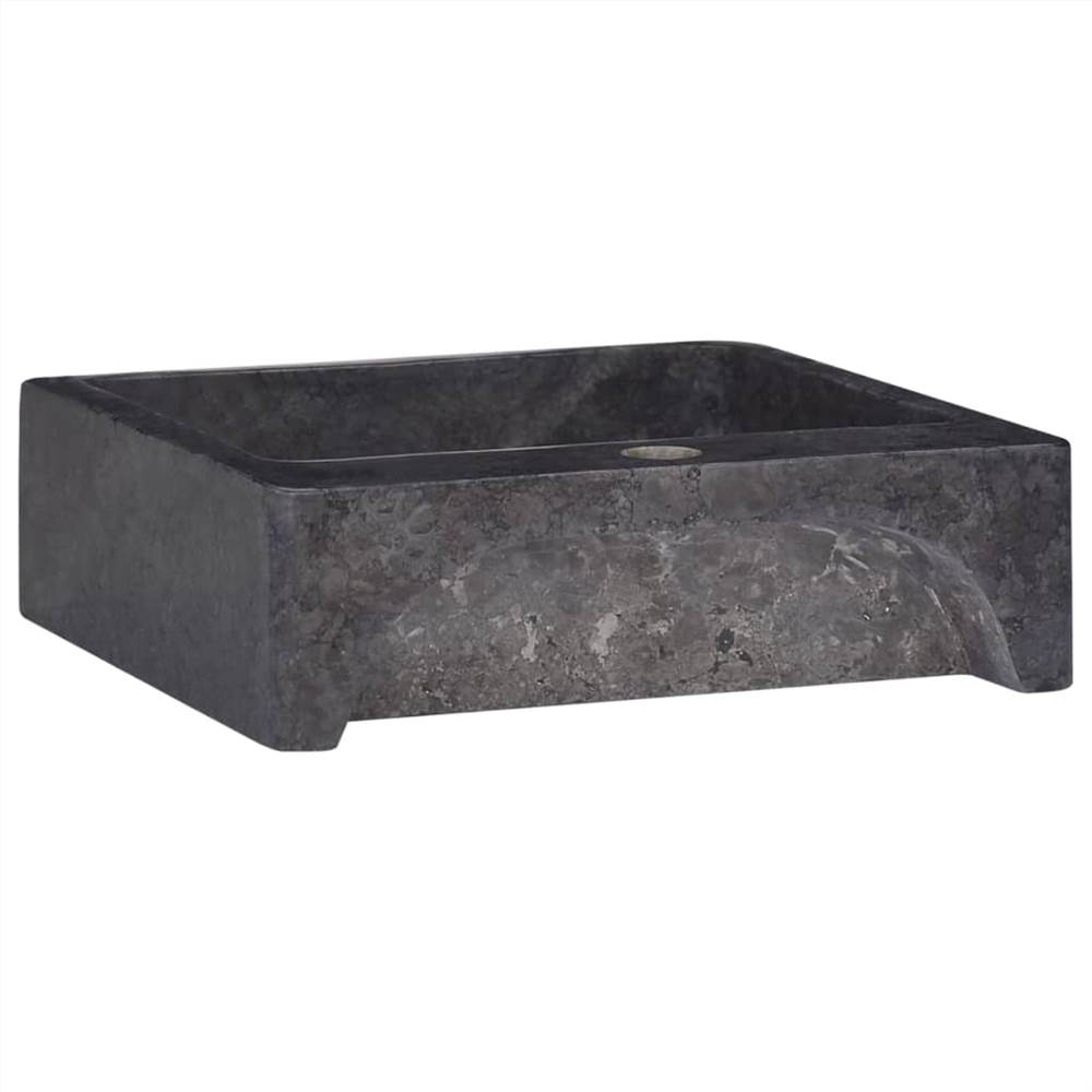 Sink Black 40x40x12 Cm Marble 14 Sink Black 40x40x12 cm Marble