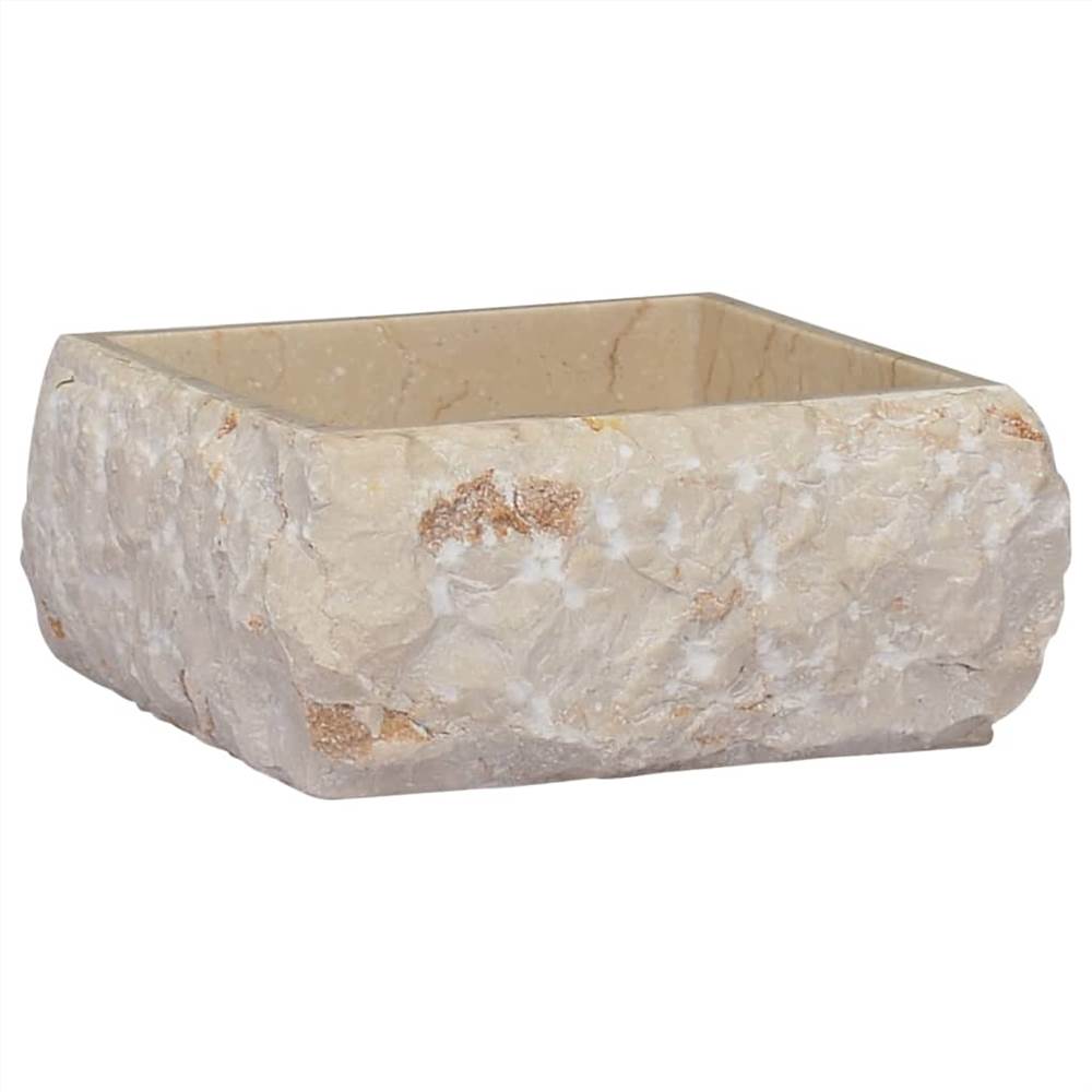 

Sink Cream 30x30x13 cm Marble