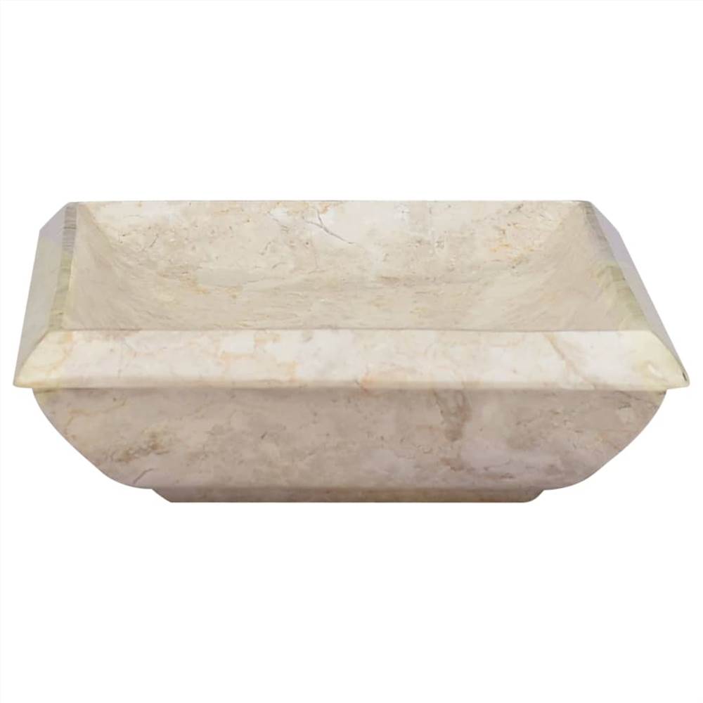 Sink Cream 50x35x10 Cm Marble 11 Sink Cream 50x35x10 cm Marble