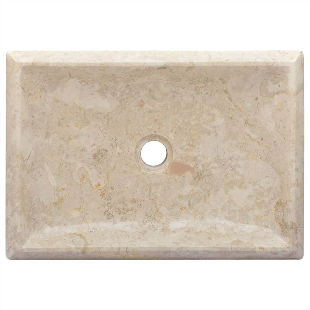Sink Cream 50x35x10 Cm Marble 12 Sink Cream 50x35x10 cm Marble