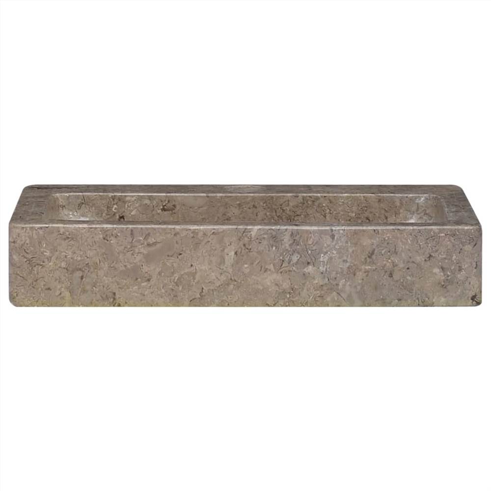 Sink Grey 38x24x6.5 Cm Marble 10 Sink Grey 38x24x6.5 cm Marble