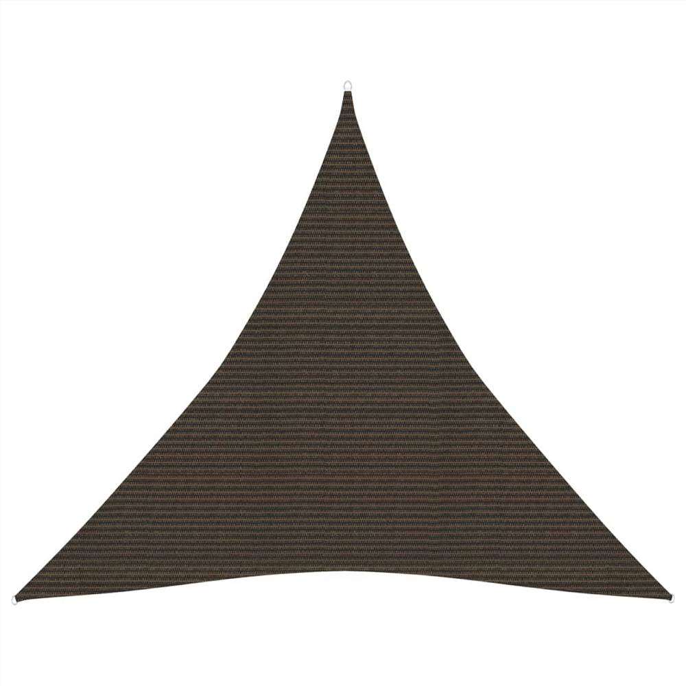 

Sunshade Sail 160 g/m² Brown 3.6x3.6x3.6 m HDPE