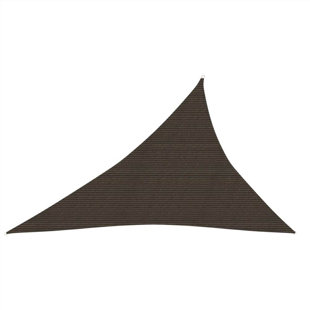 

Sunshade Sail 160 g/m² Brown 4x5x6.8 m HDPE