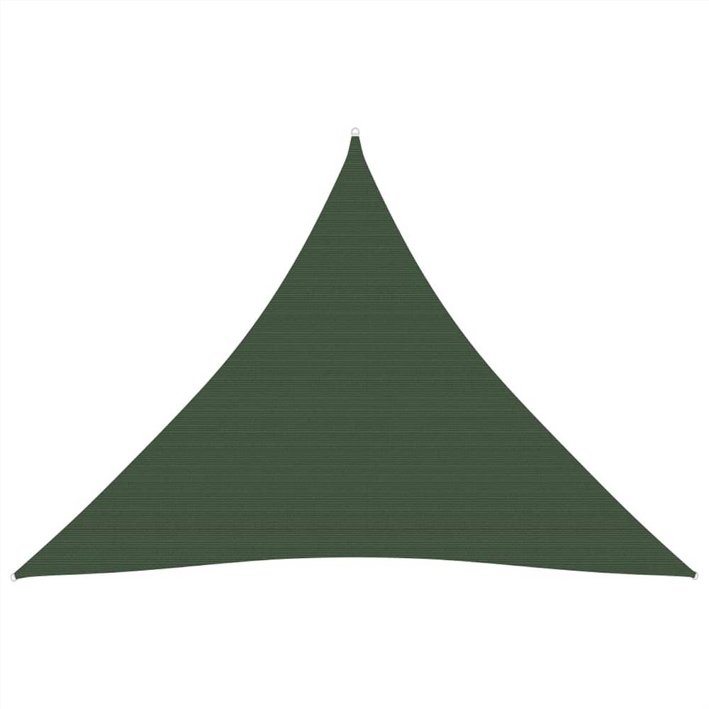 

Sunshade Sail 160 g/m² Dark Green 3x3x3 m HDPE