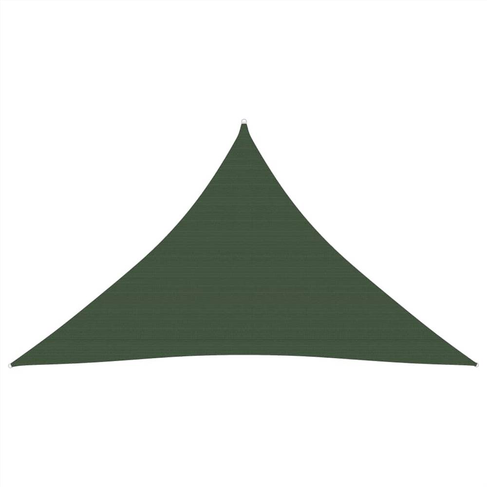 

Sunshade Sail 160 g/m² Dark Green 4x4x5.8 m HDPE