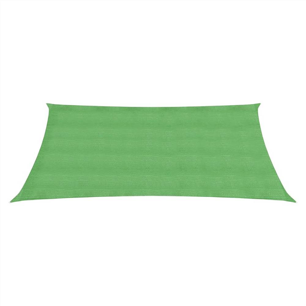 Sunshade Sail 160 g/m² Light Green 5x6 m HDPE