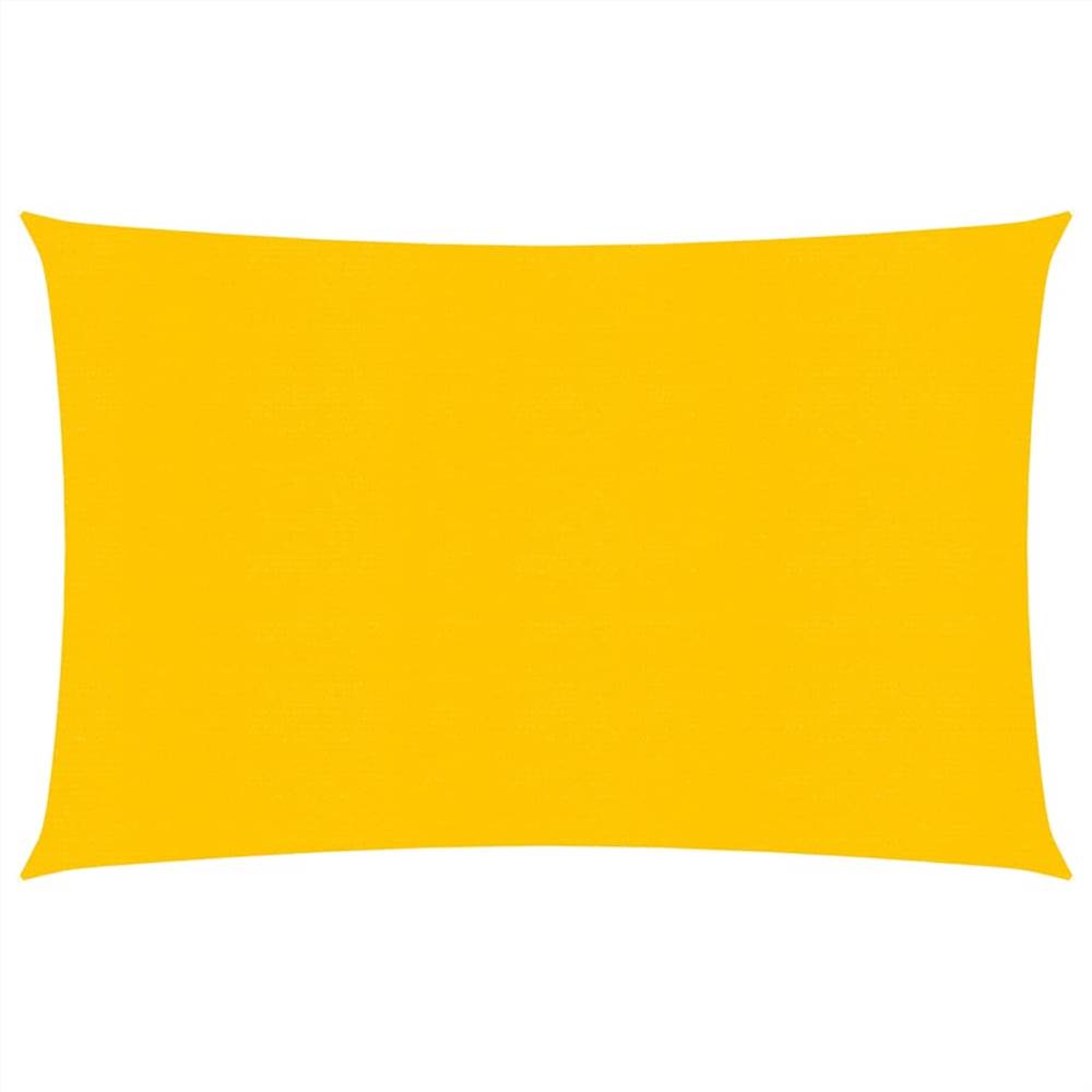 

Sunshade Sail 160 g/m² Yellow 2.5x4.5 m HDPE