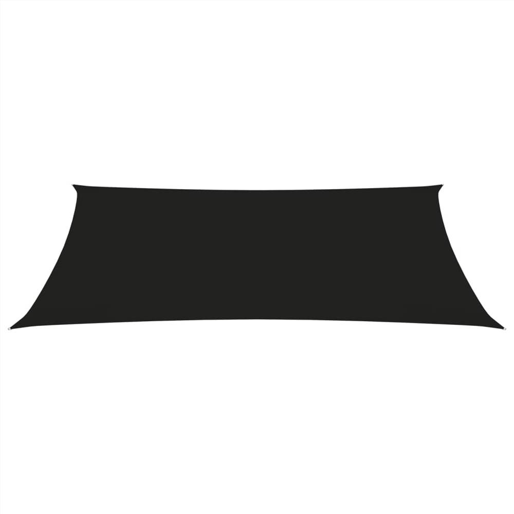 Sunshade Sail Oxford Fabric Rectangular 4x6 m Black