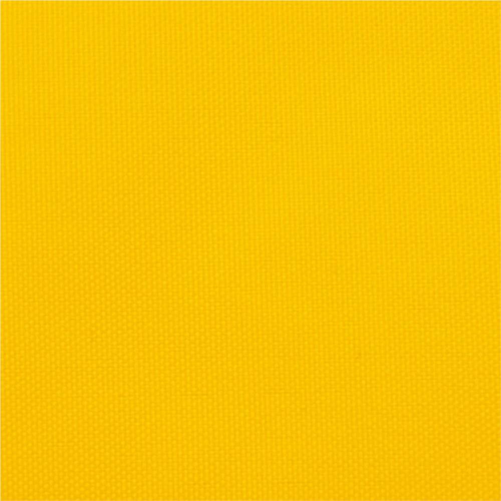 Sunshade Sail Oxford Fabric Square 6x6 m Yellow