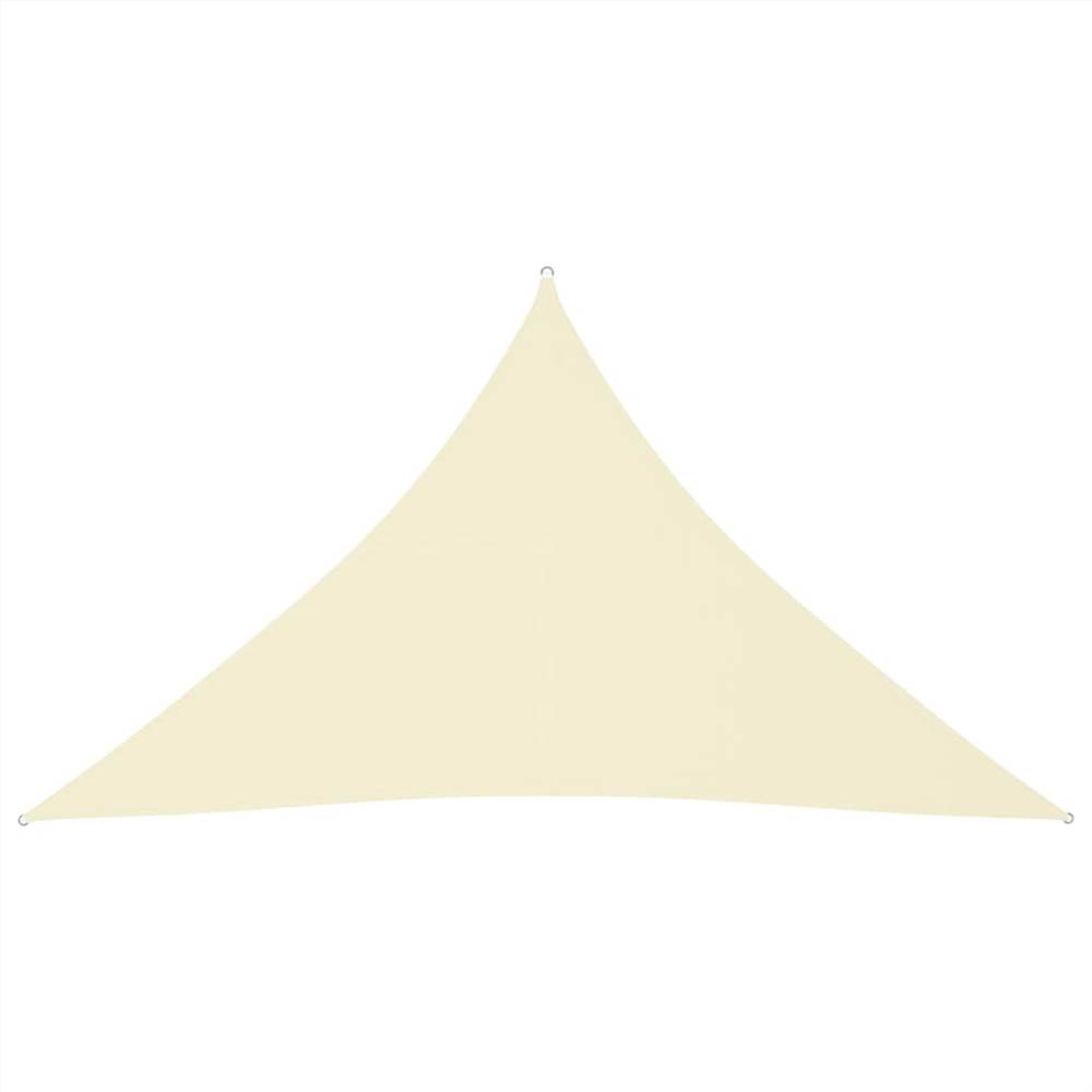 

Sunshade Sail Oxford Fabric Triangular 2.5x2.5x3.5 m Cream