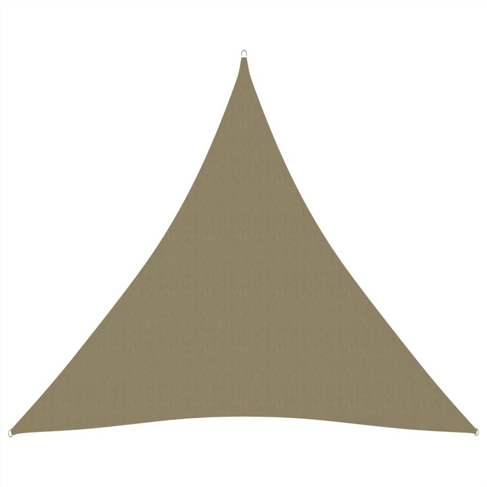 

Sunshade Sail Oxford Fabric Triangular 3x3x3 m Beige