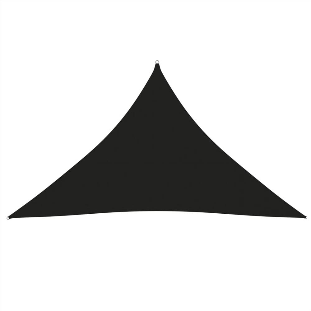 Sunshade Sail Oxford Fabric Triangular 3x3x4.24 m Black