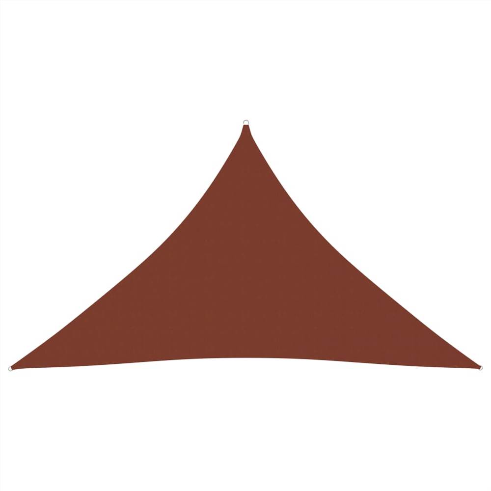 

Sunshade Sail Oxford Fabric Triangular 3x3x4.24 m Terracotta