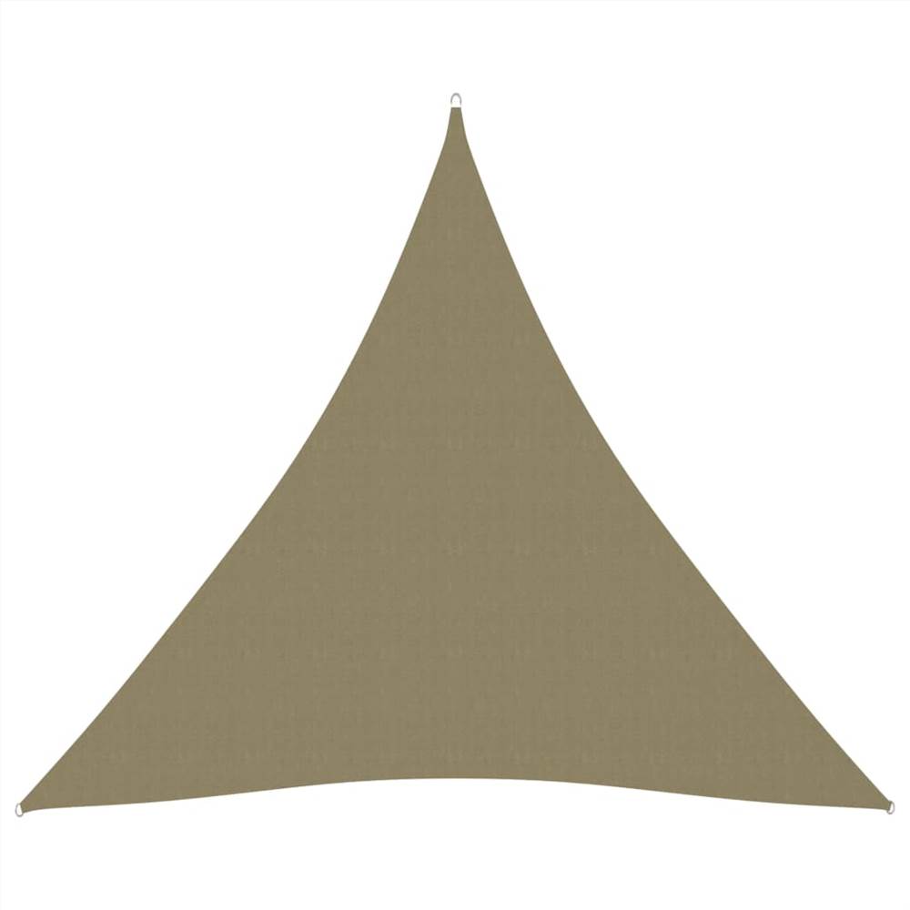 

Sunshade Sail Oxford Fabric Triangular 4x4x4 m Beige