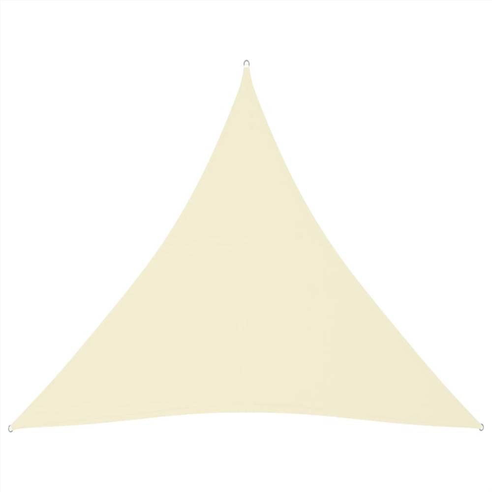 

Sunshade Sail Oxford Fabric Triangular 4x4x4 m Cream