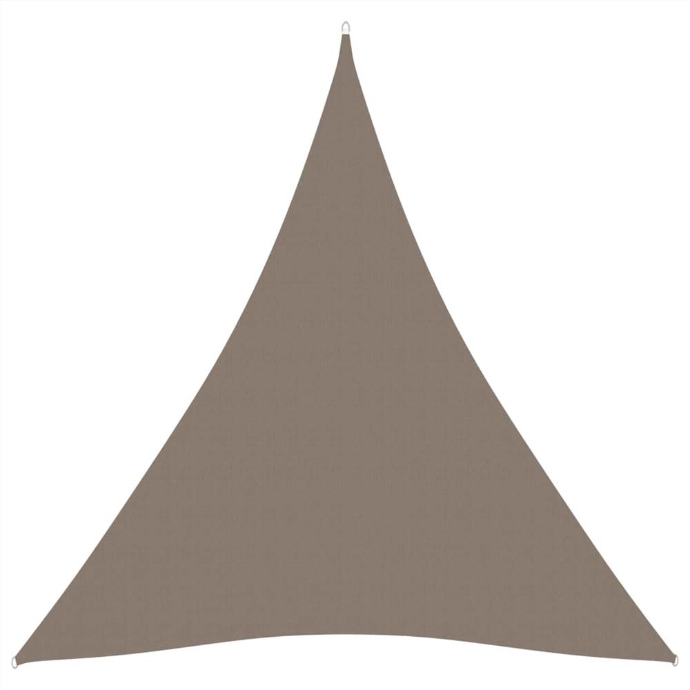 

Sunshade Sail Oxford Fabric Triangular 4x4x4 m Taupe