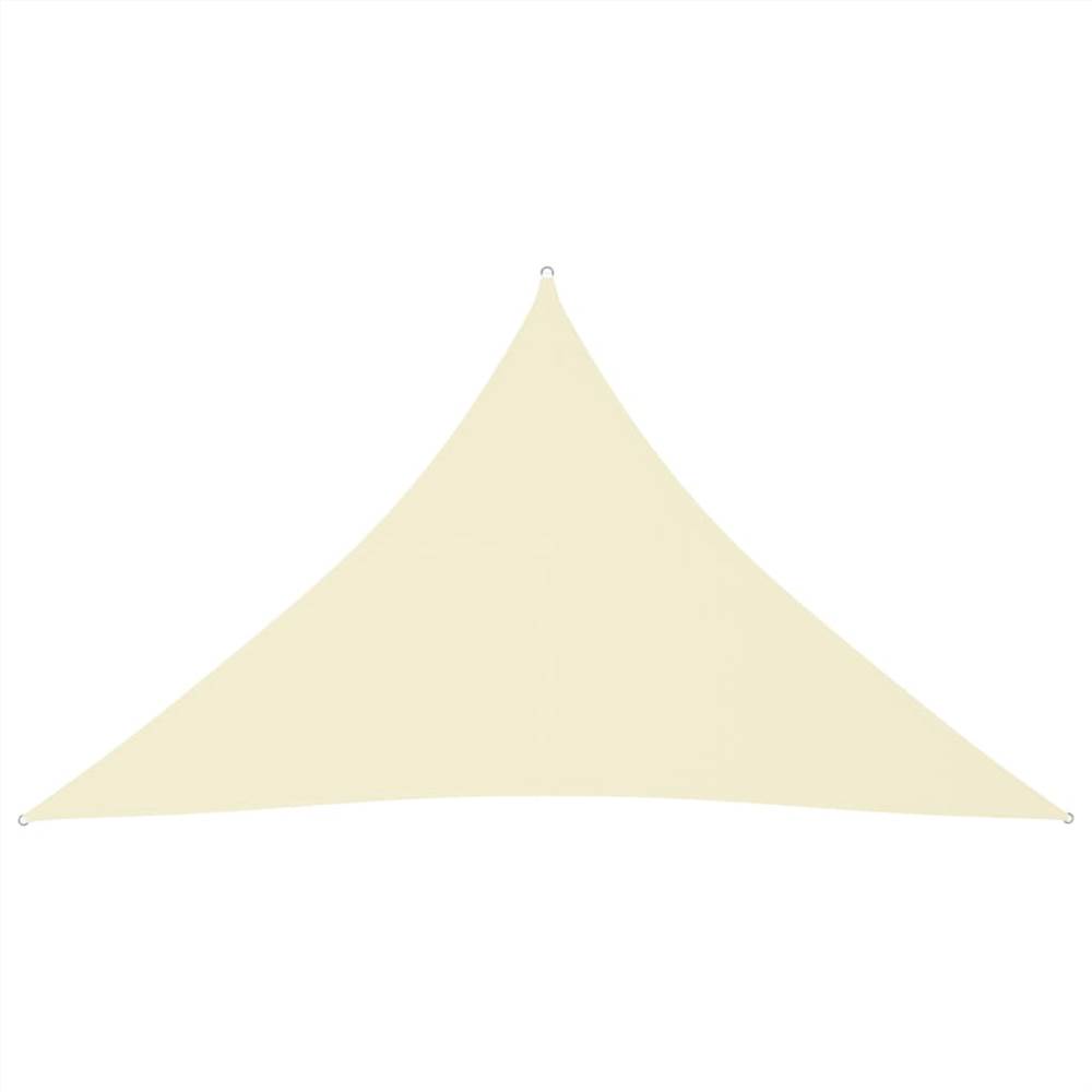 

Sunshade Sail Oxford Fabric Triangular 4x4x5.8 m Cream