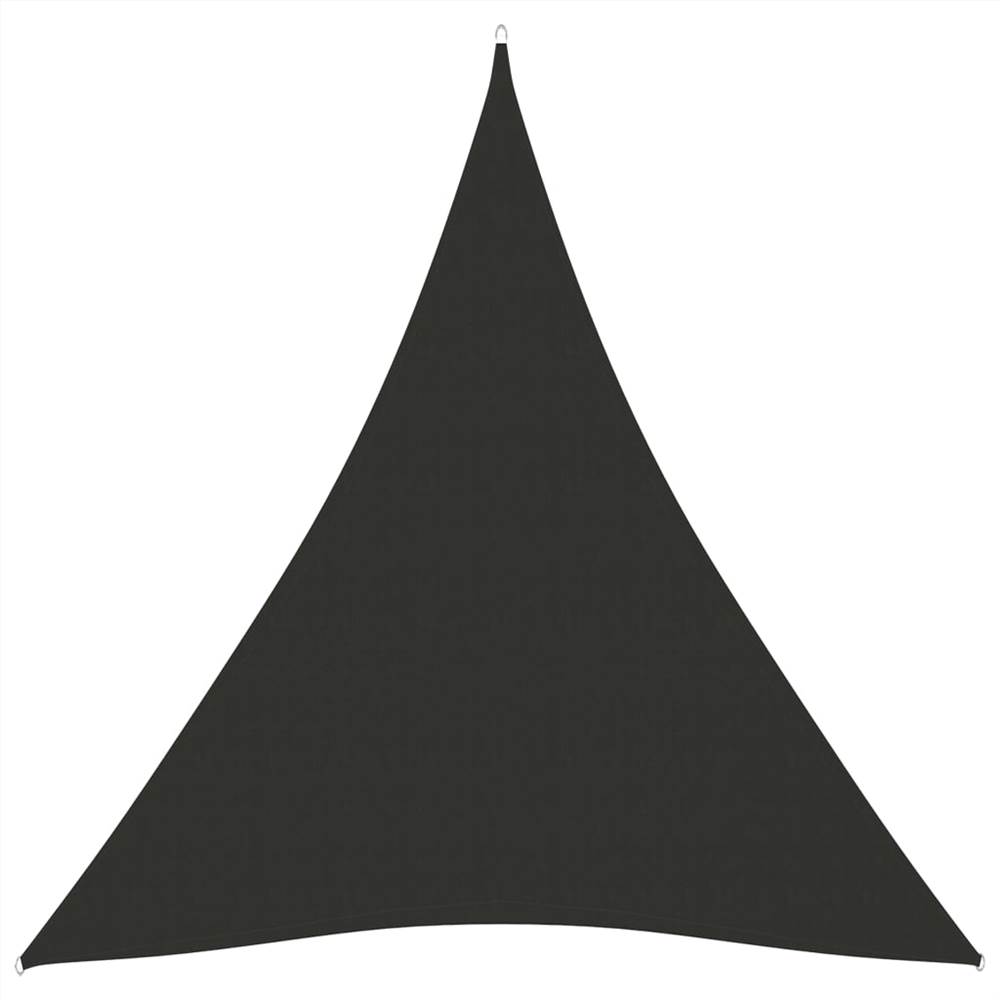 

Sunshade Sail Oxford Fabric Triangular 4x5x5 m Anthracite