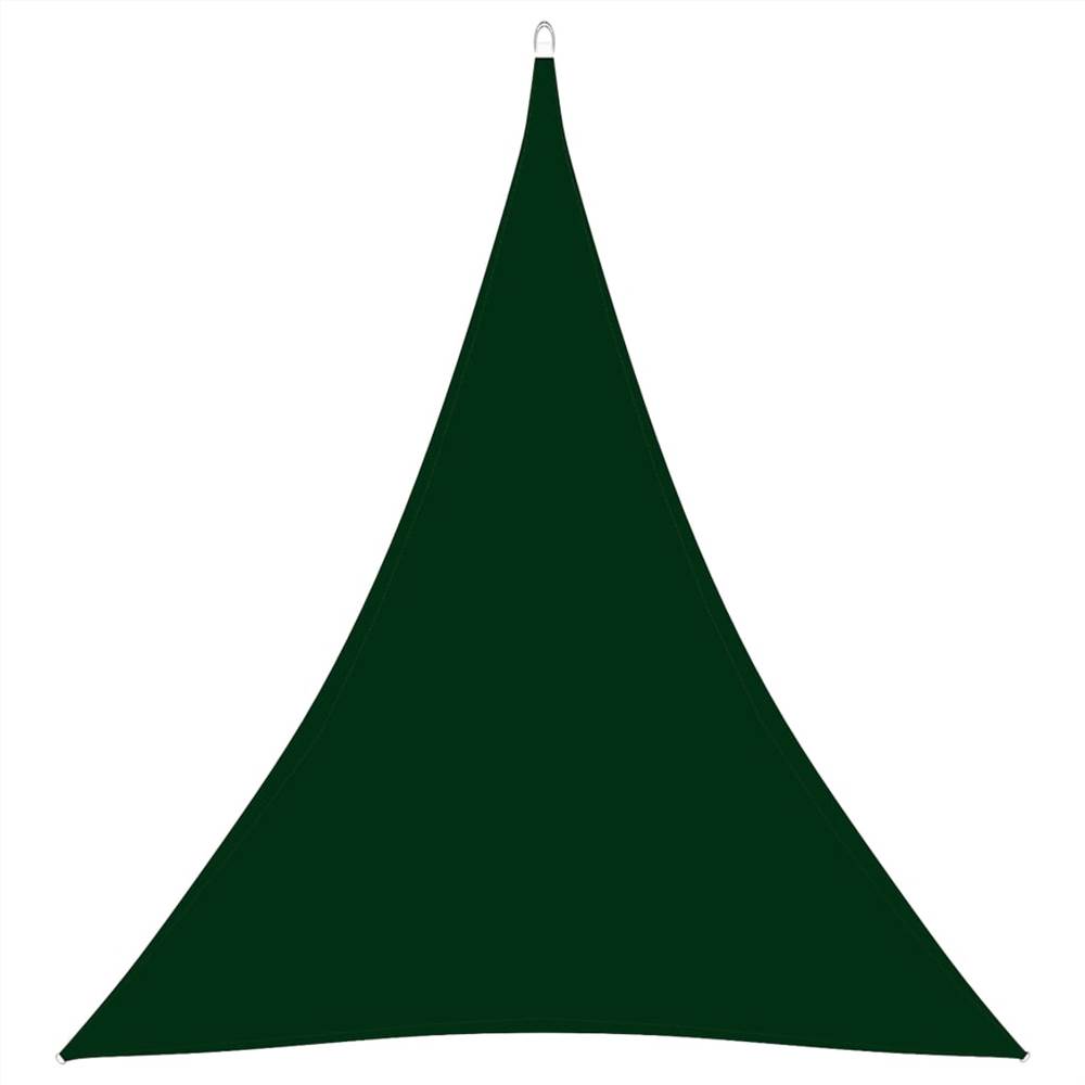 

Sunshade Sail Oxford Fabric Triangular 4x5x5 m Dark Green