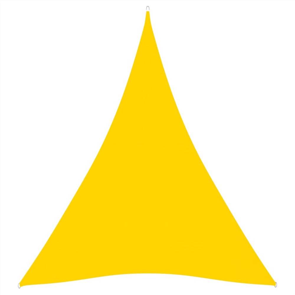 

Sunshade Sail Oxford Fabric Triangular 4x5x5 m Yellow