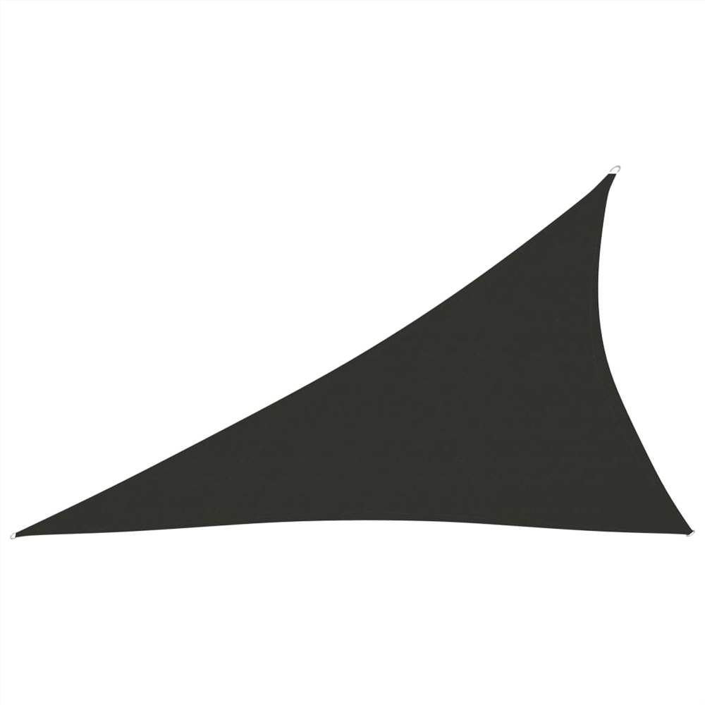 

Sunshade Sail Oxford Fabric Triangular 4x5x6.4 m Anthracite