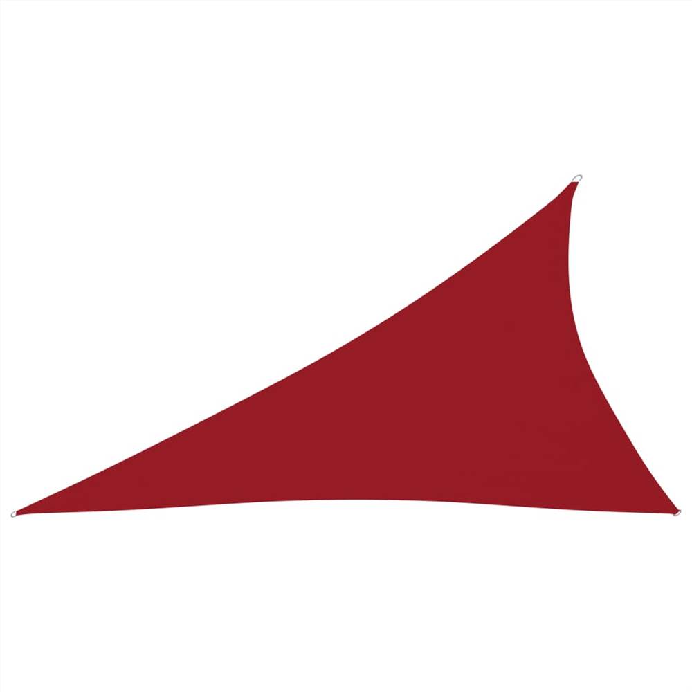 

Sunshade Sail Oxford Fabric Triangular 4x5x6.4 m Red