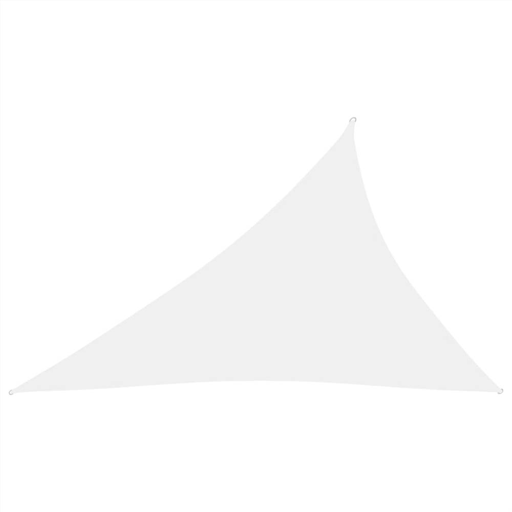 

Sunshade Sail Oxford Fabric Triangular 4x5x6.4 m White