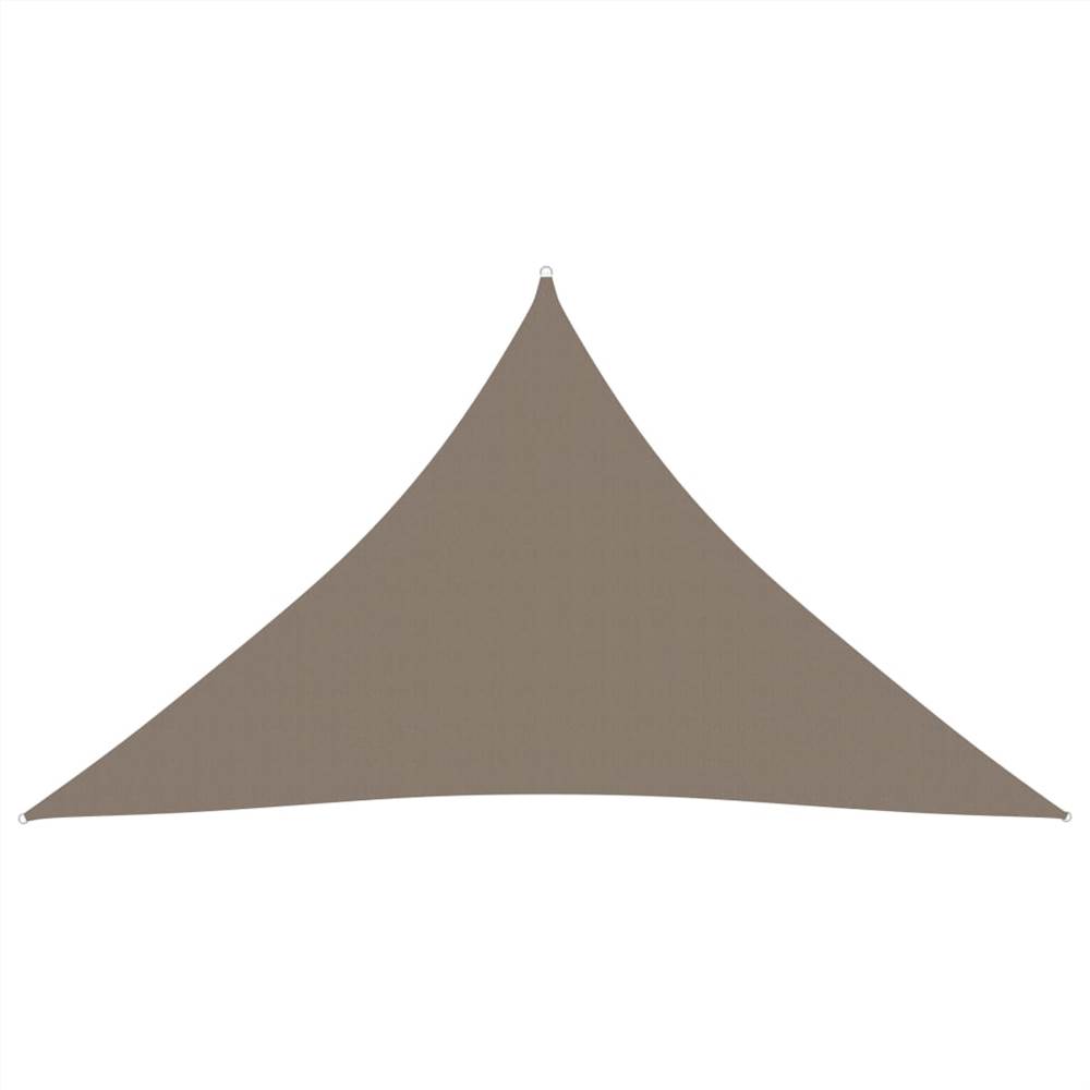 

Sunshade Sail Oxford Fabric Triangular 5x5x6 m Taupe