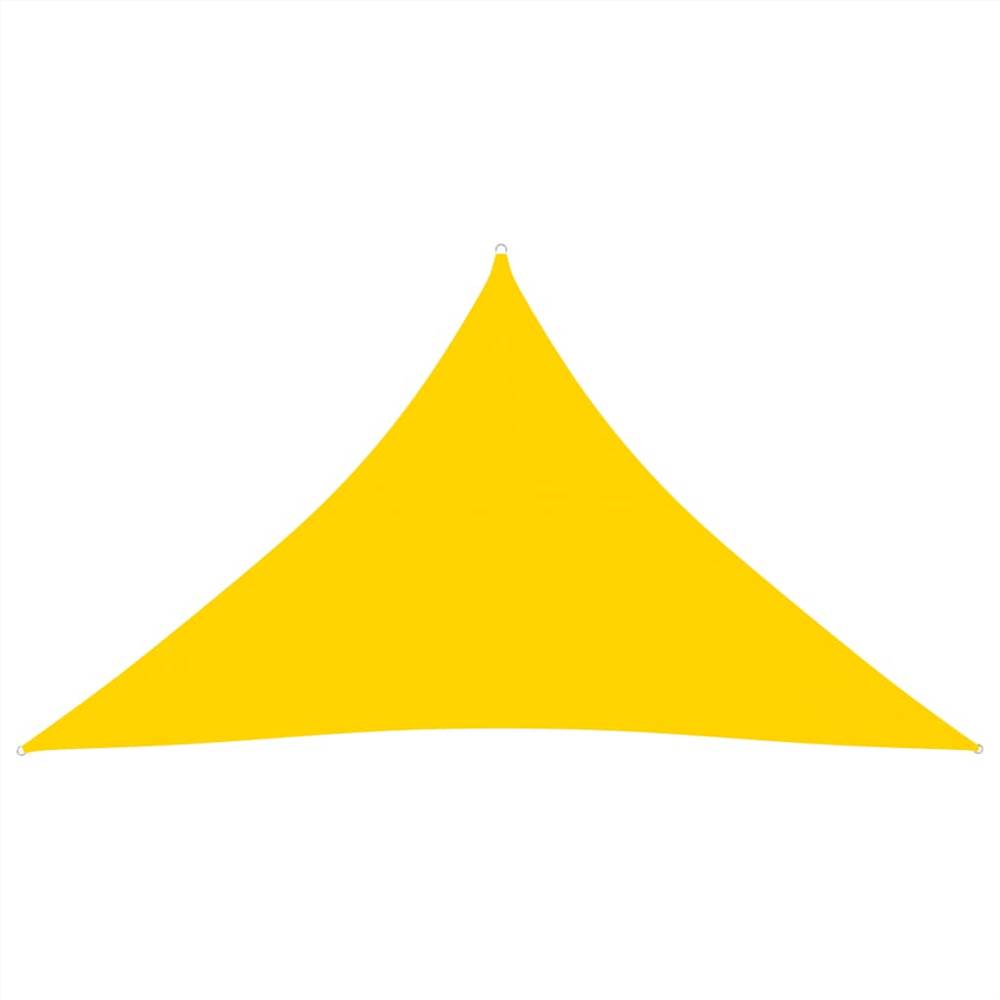 

Sunshade Sail Oxford Fabric Triangular 5x5x6 m Yellow