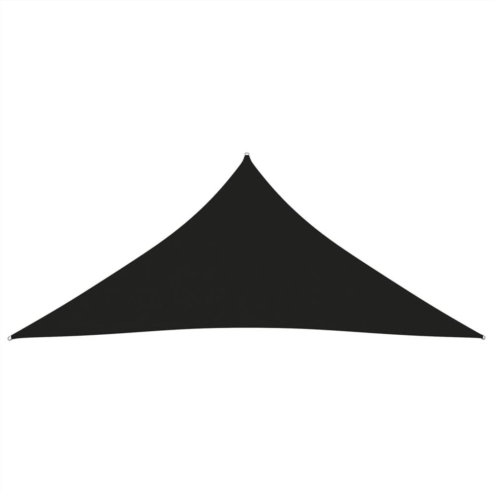Sunshade Sail Oxford Fabric Triangular 5x6x6 m Black