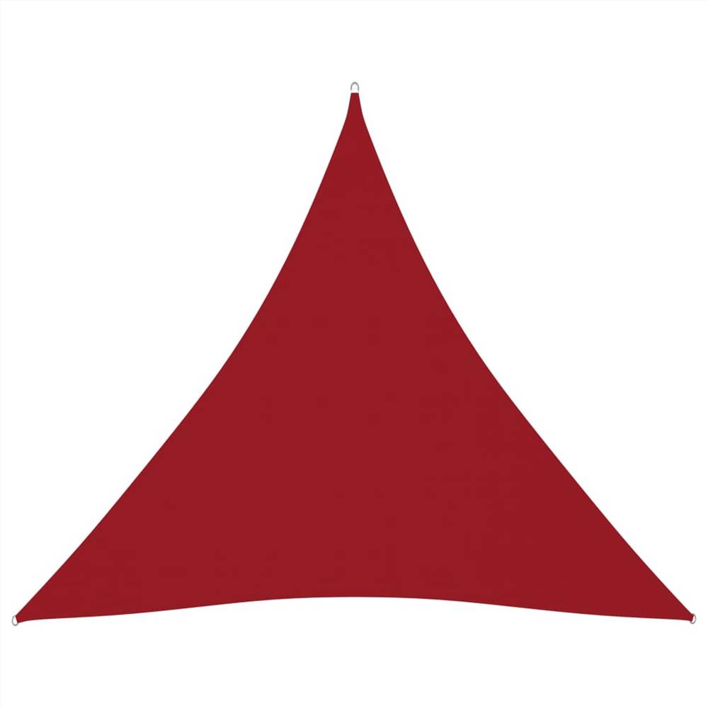 

Sunshade Sail Oxford Fabric Triangular 6x6x6 m Red