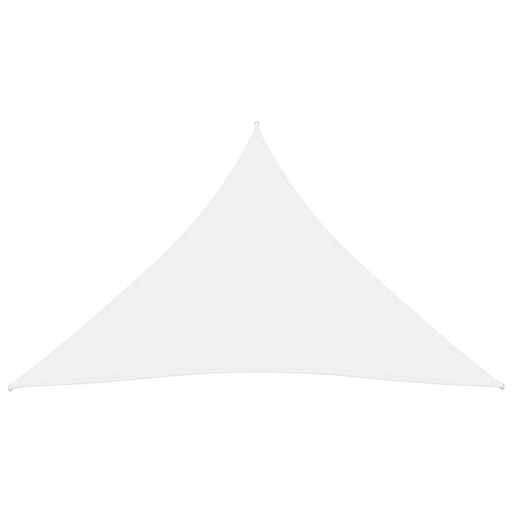 Sunshade Sail Oxford Fabric Triangular 6x6x6 m White