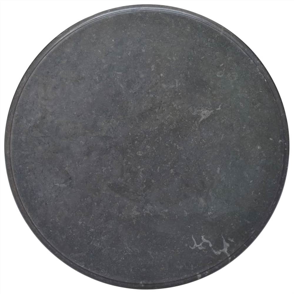 

Table Top Black Ø70x2.5 cm Marble