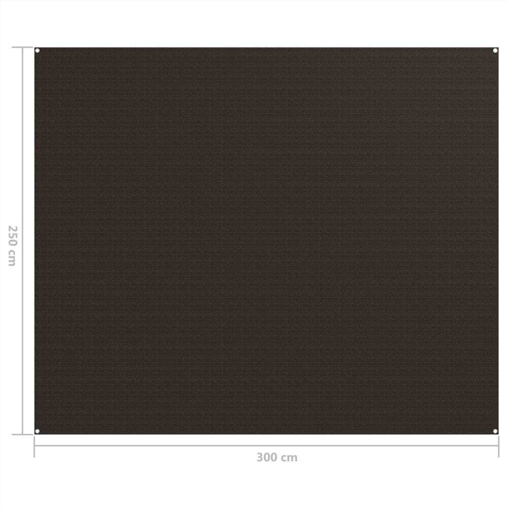 Tent Carpet 250x300 cm Brown