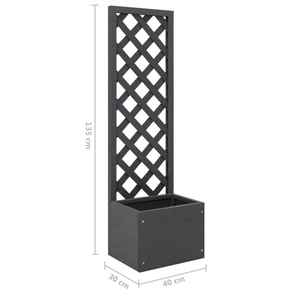 Trellis Planter 40x30x135 cm WPC